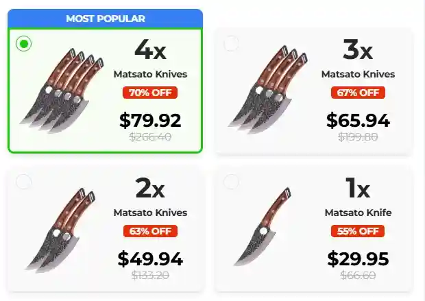 Matsato Knife Price USA 2026 — Official Order Page